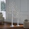 4ft, 6ft & 8ft Lighted Birch Tree Set, 3 Pack LED Trees with Remote, Color Options & Outdoor